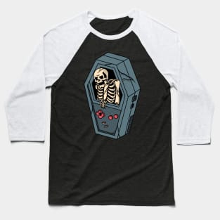 Gamer Skull, Game for Skull, Gaming Skull, Gaming Skeleton Baseball T-Shirt